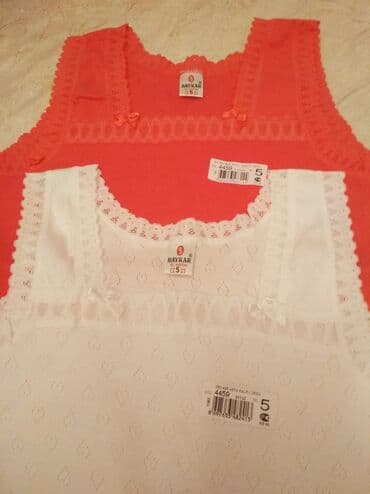брендовые вещи из турции: Новые майки для девочек, "Baykyr", Турция, на 5 лет, 100 % хлопок — 5