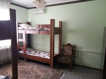 суточный дом ош: 100 м², 1 комната, Видеонаблюдение, Кондиционер, Парковка — 1