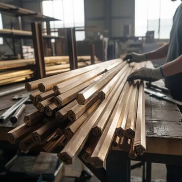 металла: Медные шестигранники в наличии в Бишкеке. Продаем оптом и в розницу — 1