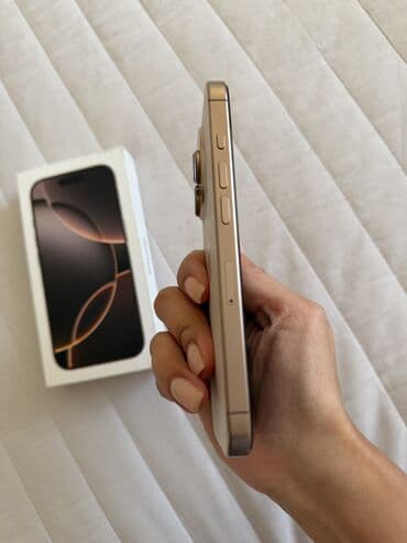 айпат мини 5: IPhone 16 Pro, Б/у, 512 ГБ, Desert Titanium, Защитное стекло, Коробка, 98 % — 5