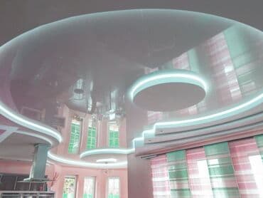стоимость натяжных потолков: Натяжной потолок Глянцевое, Матовое, 3D потолки Гарантия, Бесплатная консультация, Бесплатный замер — 18