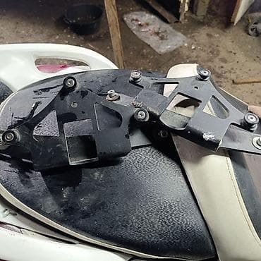 кофра: Пара мото-сумок с быстросъёмным креплением и замком - Материал — 5