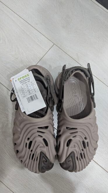 кроксы крокс crocs: Сабо, 38, Crocs, Новый, цвет - Серый — 1