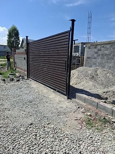 сколько стоит генератор ремень: Откатные ворота из профнастила - Конструкция: откатные ворота на — 3