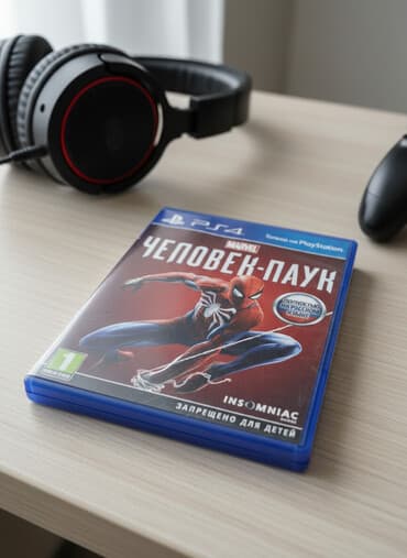 петля микрофон: Игра Marvel’s Человек‑Паук для PlayStation 4 (диск Blu‑ray, коробочное — 1