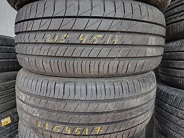 Шины 215 / 45 / R 17, Лето, Б/у, Пара, Легковые, Япония at lalafo.kg Шины 215 / 45 / R 17, Лето, Б/у, Пара, Легковые, Япония