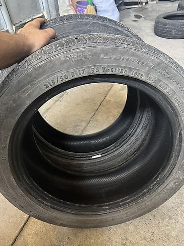 17: Летние шины, 2 шт Continental 215/50 R17 2000 сом за штуку, 1 шт — 8