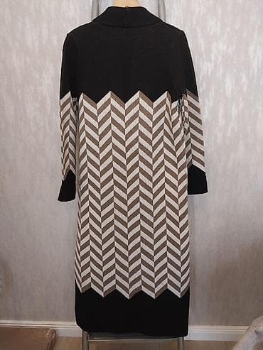 Футболки: Кардиган, Трикотаж, Длинная модель, Осень-весна, Вязаная модель — 2