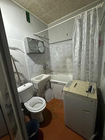 105: 1 комната, 35 м², Аламедин-1 мкр 105 серия, 9 этаж, Старый ремонт — 3
