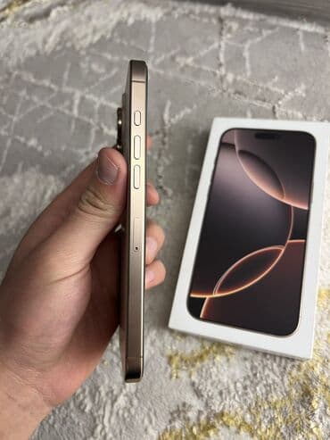 айфон 16 про макс 512 гб цена в бишкеке: IPhone 16 Pro Max, Б/у, 256 ГБ, Desert Titanium, Зарядное устройство, Защитное стекло, Чехол — 3