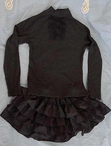 двойка l: Костюм с юбкой, Модель юбки: Пышная, Мини, Кофта, Китай, L — 4