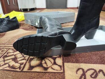 женская обувь больших размеров из германии: Сапоги, 40, Marco Tozzi, Новый, цвет - Черный, Самовывоз, Платная доставка, Бесплатная доставка — 12