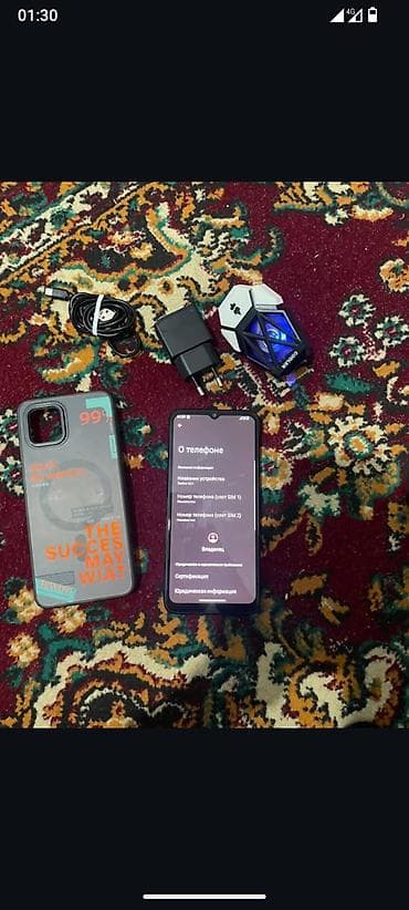 магазин техномир: Realme Б/у, 64 ГБ, цвет - Черный, 2 SIM — 4