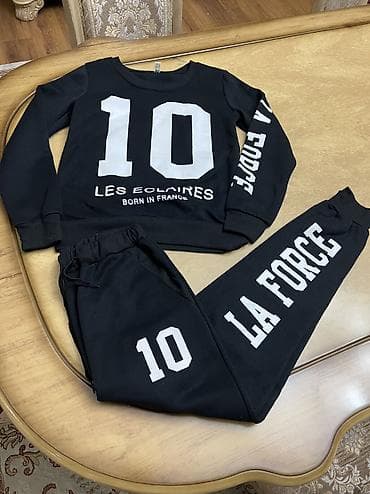 парные спортивные костюмы: Комплект, цвет - Серый, Новый — 6