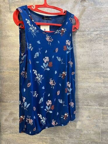 б у брендовые вещи: Летняя трикотажная блузка, размер 50, новая, LC Waikiki, футболка — 2