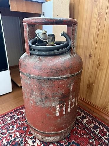 Дрова: Газовый баллон стальной пропановый 27 л (объем воды 27,5 л), по ГОСТ — 3