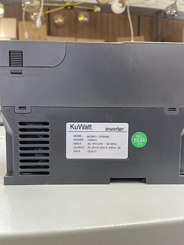 киловатт: Преобразователь частоты KuWatt MC9001-25Q040G Характеристики: - — 2