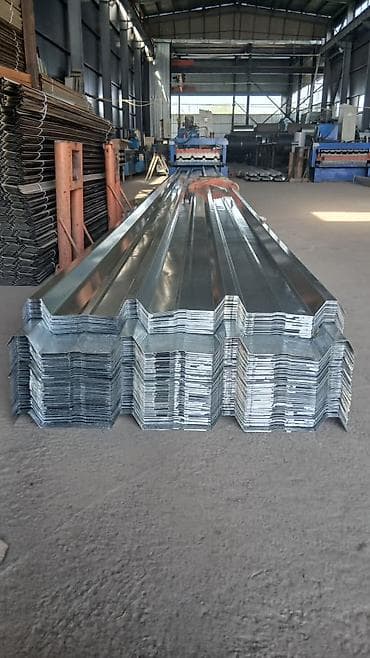 Профнастил оцинкованный (несущий/кровельный), профилированные листы из