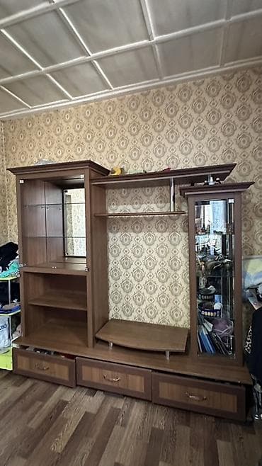 мурас мебель: Гостиная стенка/модульный набор в классическом стиле, материал – ЛДСП — 5