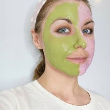 черная маска от черных точек: Маска для лица из зеленой глины маття, грязевая маска с чаем матча — 2