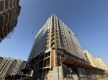 двухкомнатная квартира в бишкеке в аренду: 1 комната, 53 м², Элитка, 4 этаж, ПСО (под самоотделку) — 3