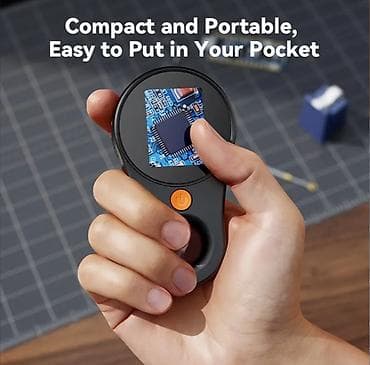 Капчыктар: Для просмотра мелких деталий 500-кратное увеличение цифровой — 5