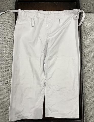 кимано карате: Кимоно для дзюдо/дзю-джитсу, классический белый комплект. - Состав — 4