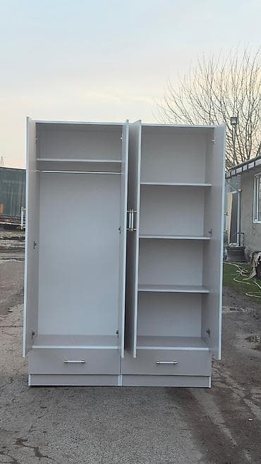 aero 2: Шкаф-купе/распашной 4‑дверный с зеркалами - Конфигурация: 4 распашные — 8