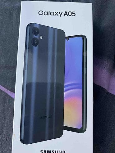 Samsung Galaxy A05, Б/у, 128 ГБ, цвет - Черный, 2 SIM