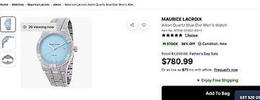 armani code: Отдаю за себес! Яркие Maurice Lacroix Aikon Quartz - Special Edition — 8