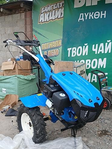 Мотоблоктор жана агрегаттар: Мотоблок/мини-трактор с фарами рабочего света - Тип: колесный — 2