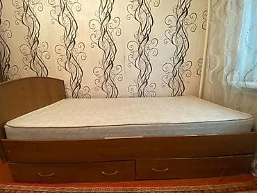 bunk bed: Фирма Lina. Односпальная кровать с матрасом и выдвижными ящиками. - — 2