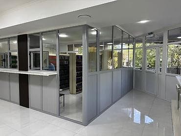 На заказ Каркасная перегородка, Для офиса, Монтаж — 1