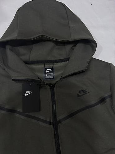 bape: Мужская толстовка, M, Nike, Новый, цвет - Зеленый, Самовывоз — 2