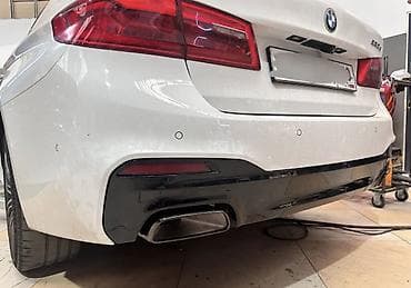 кузов бмв 34: Бампер BMW, Оригинал — 2