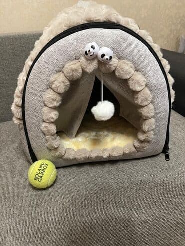 домик из картона: Домики-лежанки для кошек/малых собак. - Тип: закрытый мягкий домик с — 5