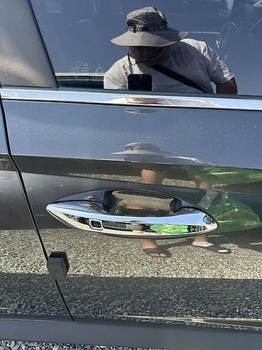 соната аксессуары: Декоративные накладки На ручки дверей, Хром, Hyundai, 2021 г., Новый — 3
