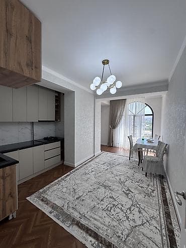 2 комнаты, 76 м², Кок-Жар мкр Элитка, 10 этаж, Дизайнерский ремонт