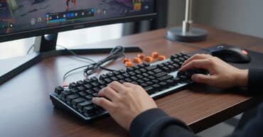 60 клавиатура: Клавиатура, Bloody, Механическая, Проводное подключение, Размер: 100% — 1