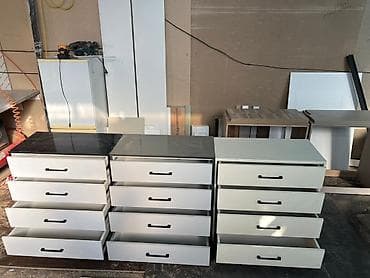 Комоды для одежды: Комод для одежды, Новый, Без зеркала, ЛДСП, цвет - Бежевый, Самовывоз, Платная доставка — 3