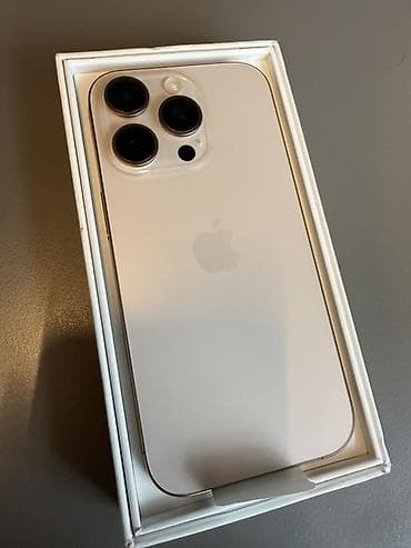 sony a6: IPhone 16 Pro, Б/у, 256 ГБ, Desert Titanium, Зарядное устройство, Защитное стекло, Чехол, 96 % — 1