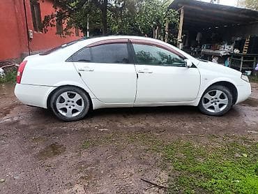 мерс 200 с: Ниссан примера Седан белого цвета, 4 двери. Кузов с плавной линией — 3