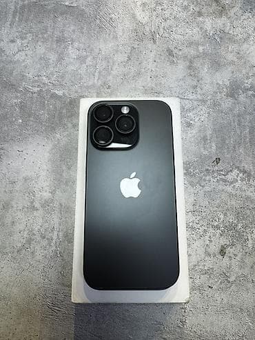 IPhone 16 Pro, 256 ГБ, Black Titanium, Коробка, 96 %