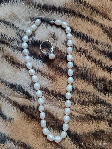 amber elixir: Набор украшений, Новый, Цвет металла: Белый, Парный набор — 2