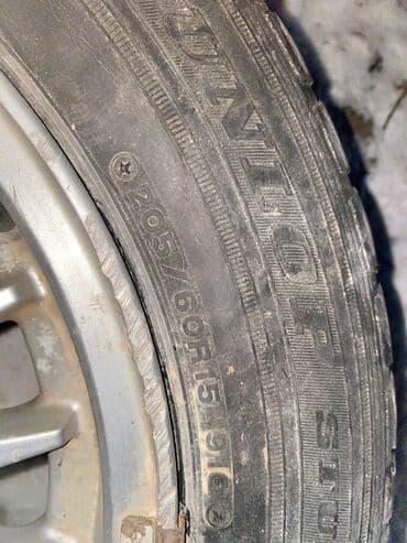 шины на внедорожник: Колеса в сборе 205 / 60 / R 15, Всесезонная, Б/у, Комплект, Легковые, Литые, отверстий - 5 — 5