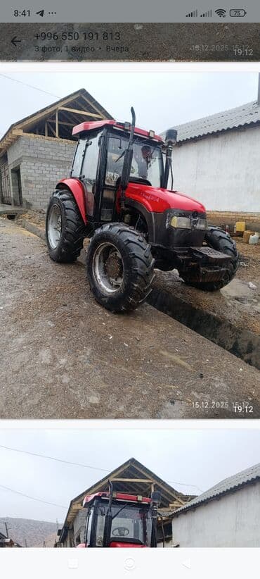 Трактор колесный, кабина с904 турбо 2006 год остеклением по периметру