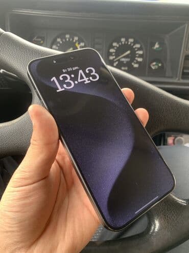 wifi adapter: IPhone 15 Pro Max, Колдонулган, 256 ГБ, Black Titanium, Каптама, 87 % — 2