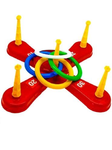 Кольцеброс Описание Яркая детская игрушка кольцеброс для игры как в