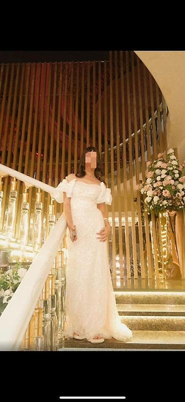 женская одежда вечерние платья: Вечернее платье, Классическое, Длинная модель, S — 3