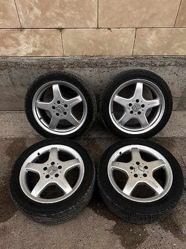Колеса в сборе 255 / 40 / R 17, Лето, Б/у, Комплект, Легковые, Литые, отверстий - 5